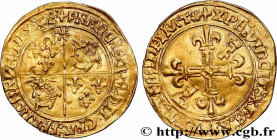 FRANCIS I
Type : Écu d'or au soleil du Dauphiné, 2e type 
Date : 21/07/1519 
Date : n.d. 
Mint name / Town : Grenoble 
Metal : gold 
Millesimal finene...