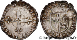 HENRY IV
Type : Huitième d'écu de Béarn 
Date : 1603 
Mint name / Town : Morlaàs 
Metal : silver 
Millesimal fineness : 917  ‰
Diameter : 27  mm
Orien...