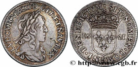 LOUIS XIII
Type : Essai du douzième d'écu, 2e type, 1er poinçon de Warin 
Date : 1641 
Mint name / Town : Paris, Monnaie du Louvre 
Metal : silver 
Mi...