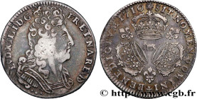 LOUIS XIV "THE SUN KING"
Type : Quart d'écu aux trois couronnes 
Date : 1710 
Mint name / Town : Pau 
Metal : silver 
Millesimal fineness : 917  ‰
Dia...