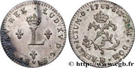 LOUIS XV THE BELOVED
Type : Double sol de billon 
Date : 1762 
Mint name / Town : Strasbourg 
Quantity minted : 309065 
Metal : billon 
Millesimal fin...