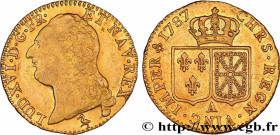 LOUIS XVI
Type : Louis d'or dit "aux écus accolés" 
Date : 1787 
Mint name / Town : Paris 
Quantity minted : 1926791 
Metal : gold 
Millesimal finenes...
