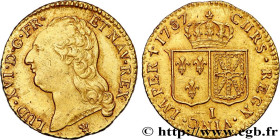 LOUIS XVI
Type : Louis d'or dit "aux écus accolés" 
Date : 1787 
Mint name / Town : Limoges 
Quantity minted : 108936 
Metal : gold 
Millesimal finene...
