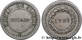 REVOLUTION COINAGE / CONFIANCE (MONNAIES DE…)
Type : Dixain de Rochon 
Date : 1791 
Mint name / Town : Lyon 
Metal : silver plated copper 
Diameter : ...