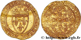 CHARLES VI LE FOU ou LE BIEN AIMÉ / THE BELOVED or THE MAD
Type : Écu d'or à la couronne 
Date : 11/03/1385 
Date : n.d. 
Mint name / Town : Tours 
Me...