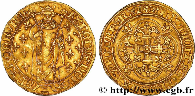 CHARLES VII LE BIEN SERVI / THE WELL-SERVED
Type : Royal d'or 
Date : 05/04/1431...