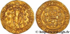 CHARLES VII LE BIEN SERVI / THE WELL-SERVED
Type : Royal d'or 
Date : 05/04/1431 
Date : n.d. 
Mint name / Town : Tours 
Metal : gold 
Millesimal fine...