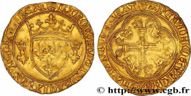 CHARLES VII LE BIEN SERVI / THE WELL-SERVED
Type : Écu d'or à la couronne ou écu neuf 
Date : 18/05/1450 et 16/06/1455 
Date : n.d. 
Mint name / Town ...