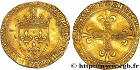 LOUIS XI THE "PRUDENT"
Type : Écu d'or au soleil 
Date : 02/11/1475 
Date : n.d. 
Mint name / Town : Tours 
Metal : gold 
Millesimal fineness : 963  ‰...