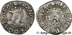 FRANCIS I
Type : Demi-teston, 4e type 
Date : (1521-1523) 
Date : n.d. 
Mint name / Town : Tours 
Metal : silver 
Millesimal fineness : 898  ‰
Diamete...
