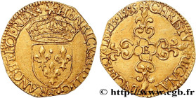 HENRY III
Type : Écu d'or au soleil, 3e type 
Date : 1585 
Mint name / Town : Tours 
Quantity minted : 830 
Metal : gold 
Millesimal fineness : 958  ‰...