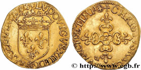 LOUIS XIII
Type : Écu d'or au soleil, 1er type 
Date : 1615 
Mint name / Town : Tours 
Quantity minted : 4600 
Metal : gold 
Millesimal fineness : 958...