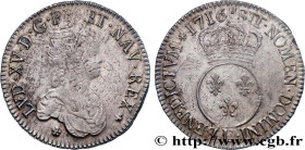 LOUIS XV THE BELOVED
Type : Écu dit "vertugadin" 
Date : 1716 
Mint name / Town : Tours 
Quantity minted : 867891 
Metal : silver 
Millesimal fineness...