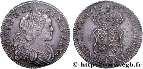 LOUIS XV THE BELOVED
Type : Écu de Navarre 
Date : 1719 
Mint name / Town : Tours 
Quantity minted : 495064 
Metal : silver 
Millesimal fineness : 917...