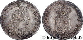LOUIS XV THE BELOVED
Type : Quart d'écu de Navarre 
Date : 1718  
Mint name / Town : Tours 
Quantity minted : 50318 
Metal : silver 
Millesimal finene...