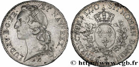 LOUIS XV THE BELOVED
Type : Écu dit "au bandeau" 
Date : 1770 
Mint name / Town : Tours 
Metal : silver 
Millesimal fineness : 917  ‰
Diameter : 40,5 ...
