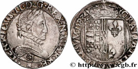 NAVARRE - KINGDOM OF NAVARRE - HENRY III
Type : Franc 
Date : 1583 
Mint name / Town : Saint-Palais 
Metal : silver 
Diameter : 33,5  mm
Orientation d...