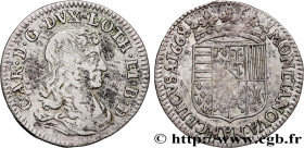 DUCHY OF LORRAINE - CHARLES IV
Type : Quart de teston 
Date : 1668 
Mint name / Town : Nancy 
Metal : silver 
Diameter : 20  mm
Orientation dies : 6  ...