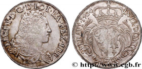 DUCHY OF LORRAINE - LEOPOLD I
Type : Léopold d’argent 
Date : 1704 
Mint name / Town : Nancy 
Metal : silver 
Diameter : 39,5  mm
Orientation dies : 6...