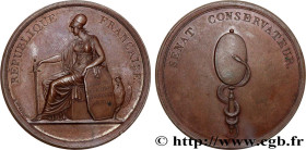 CONSULATE
Type : Médaille, Sénat conservateur, frappe moderne 
Date : (1799) 
Metal : copper 
Diameter : 49,5  mm
Weight : 66,75  g.
Edge : lisse + ab...