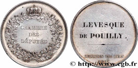 LOUIS XVIII
Type : Médaille, Chambre des députés 
Date : 1815 
Metal : silver 
Diameter : 38  mm
Weight : 29,55  g.
Edge : lisse 
Puncheon : sans poin...