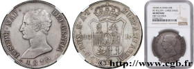 SPAIN - KINGDOM OF SPAIN - JOSEPH NAPOLEON
Type : 20 Reales ou 5 Pesetas 
Date : 1810 
Mint name / Town : Madrid 
Quantity minted : 992556 
Metal : si...