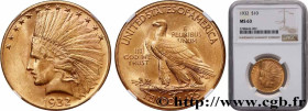 UNITED STATES OF AMERICA
Type : 10 Dollars or "Indian Head", 2e type 
Date : 1932 
Mint name / Town : Philadelphie 
Quantity minted : 4463000 
Metal :...