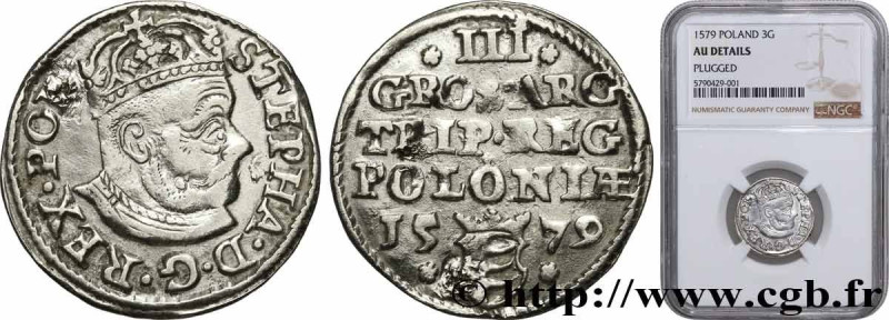 POLAND - LIVONIA - STEPHEN I BATHORY
Type : Trois groschen 
Date : 1579 
Mint na...