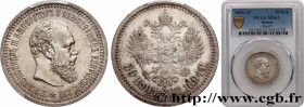 RUSSIA - ALEXANDER III
Type : 50 Kopecks  
Date : 1894 
Mint name / Town : Saint-Petersbourg 
Quantity minted : - 
Metal : silver 
Millesimal fineness...