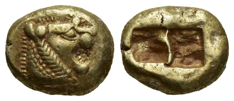 KINGS of LYDIA. temp. Alyattes – Kroisos. Circa 620/10-550/39 BC. EL Trite – Thi...
