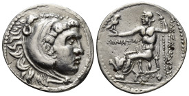 ISLANDS off CARIA, Rhodos. Rhodes. Circa 205-190 BC. AR Tetradrachm (30mm, 15.1 g). In the name and types of Alexander III of Macedon. Ainetor, magist...