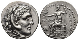 ISLANDS off CARIA, Rhodos. Rhodes. Circa 205-190 BC. AR Tetradrachm (30mm, 17.3 g). In the name and types of Alexander III of Macedon. Teisylos, magis...