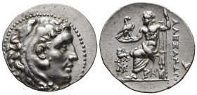 IONIA, Miletos. Circa 210-190/70 BC. AR Tetradrachm (29mm, 17 g) In the name and types of Alexander III of Macedon. Head of Herakles right, wearing li...