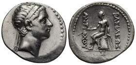 SELEUKID KINGS of SYRIA. Antiochos III ‘the Great’, 223-187 BC. Tetradrachm (27mm, 16.9 g), uncertain mint in Syria, circa 202. Diademed head of Antio...