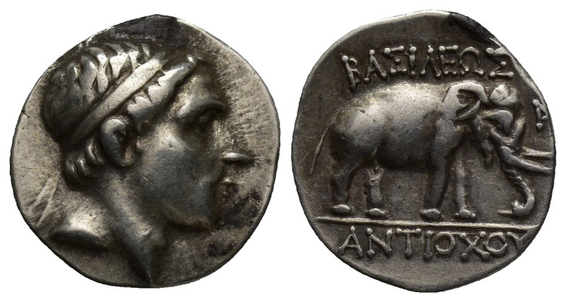 SELEUKID KINGS OF SYRIA. Antiochos III ‘the Great’, 223-187 BC. Drachm (17mm, 4 ...