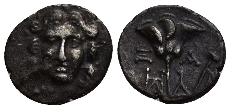 CARIA. Mylasa. Ca. 175-130 BC. AR drachm (16mm, 2 g). Ca. 175-150 BC. Head of He...