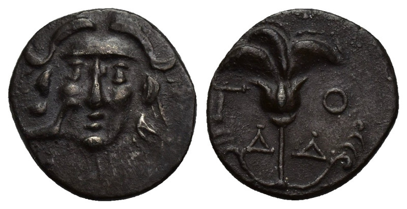 CARIA, Mylasa. Early-mid 2nd century BC. AR Drachm (13mm, 2 g). Pseudo-Rhodian t...