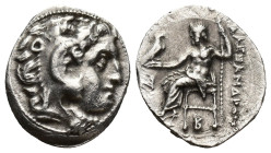 KINGS of MACEDON. Antigonos I Monophthalmos. As Strategos of Asia, 320-306/5 BC, or king, 306/5-301 BC. AR Drachm (17mm, 4.3 g). In the name and types...