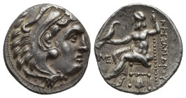 KINGS of MACEDON. Antigonos I Monophthalmos. As Strategos of Asia, (320-306/5 BC)BC. AR Drachm. (17mm, 4.3 g) In the name and types of Alexander III. ...