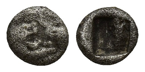 Kingdom of Lydia, Kroisos AR 1/24 Stater. (5.6mm, 0.33 g) Sardes, circa 561-546 ...