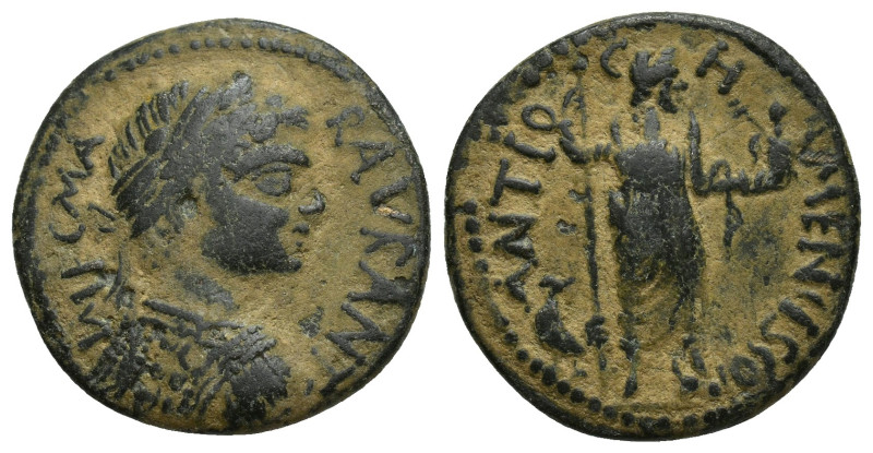 Pisidia, Antiochia, Caracalla 198-217 AD, AE (22mm, 6 g) Laureate, draped and cu...
