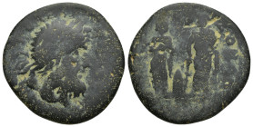 PISIDIA. Termessus Major. Pseudo autonomous. Ae. (30mm, 15.3 g) Obv: THPMHCEΩN. Head of Zeus right. Rev: TΩN MEIZONΩN. Hygieia standing facing to righ...
