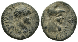 LYCAONIA. Iconium (as Claudiconium). Titus (Caesar, 69-79). Ae. (21mm, 5.3 g) Obv: AYTOKPATωP TITOC KAICAP. Laureate, draped and cuirassed bust of Tit...