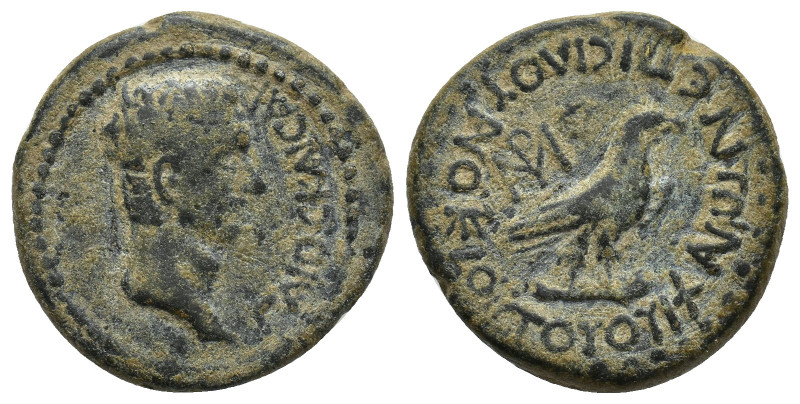 PHRYGIA, Amorium. Caligula, 37-41 AD, Ioustos Vipsanios and Silvanos Vipsanios, ...