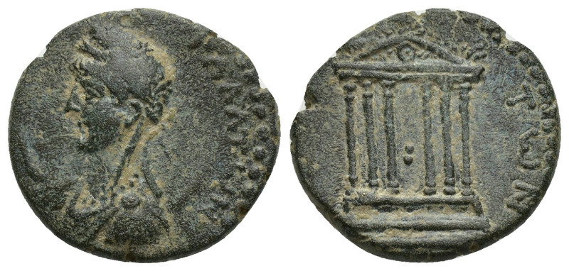 GALATIA. Koinon of Galatia. Pseudo-autonomous. Time of Galba (68-69). Ae. (20mm,...