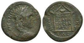 GALATIA. Ancyra. Caracalla (198-217). Ae. (23mm, 9.1 g) Obv: ANTΩNINOC AVΓOVCTOC. Laureate and cuirassed bust right. Rev: MHTPOΠOΛEΩC ANKV / PAC. Dist...