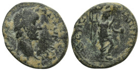 PISIDIA. Pappa-Tiberia. Antoninus Pius (AD 138-161). AE (20mm, 5.8 g). AVT KAIC AΔP-ANTΩNINOC, laureate head of Antoninus Pius right / ΤΙΒƐΡΙƐΩ-Ν-ΠΑΠΠ...