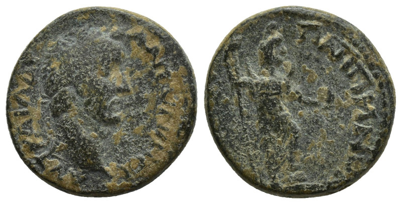 PISIDIA. Pappa-Tiberia. Antoninus Pius (AD 138-161). AE (19mm, 5.8 g). AVT KAIC ...