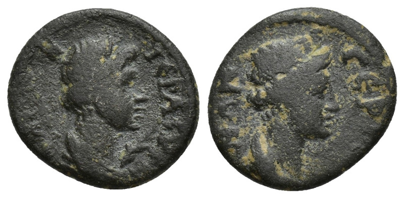 Mysia, Germe. Pseudo-autonomous, c. AD 100-130. Æ (16mm, 2.3 g). Laureate and dr...