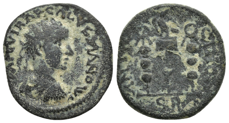 Pisidia, Antioch. Volusian. A.D. 251-253. AE (23mm, 6.8 g). IMP CAE RASLLOVNAHIA...